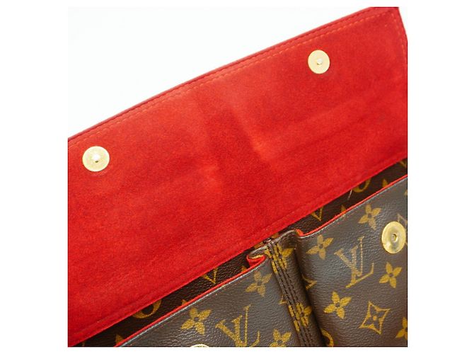 Borsa a tracolla Louis Vuitton Monogram Vivacite GM Marrone - vista 13