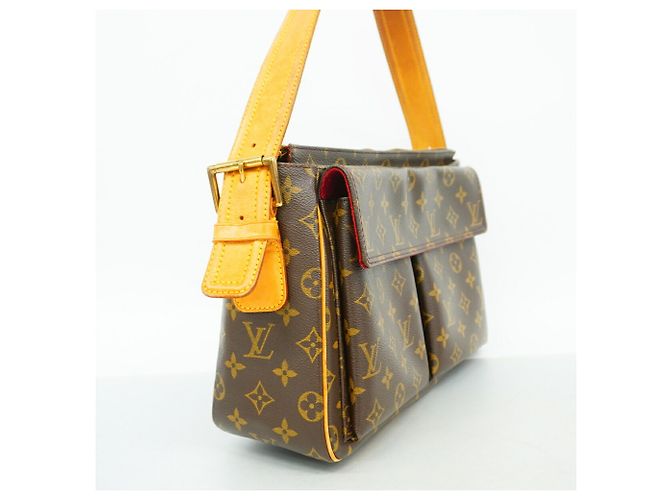 Borsa a tracolla Louis Vuitton Monogram Vivacite GM Marrone - vista 2
