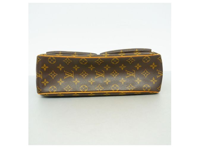 Borsa a tracolla Louis Vuitton Monogram Vivacite GM Marrone - vista 3
