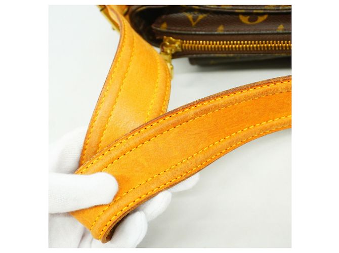 Borsa a tracolla Louis Vuitton Monogram Vivacite GM Marrone - vista 9