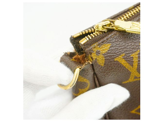 Louis Vuitton Monogram Pochette Accessoires Pouch Marrone - vista 6