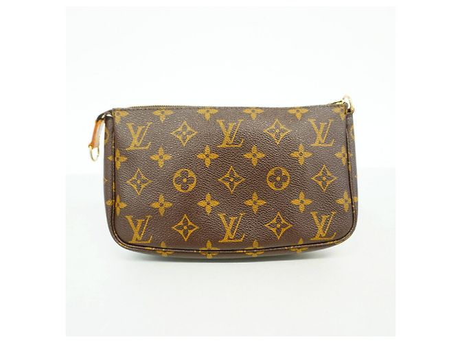Louis Vuitton Monogram Pochette Accessoires Pouch Marrone - vista 8