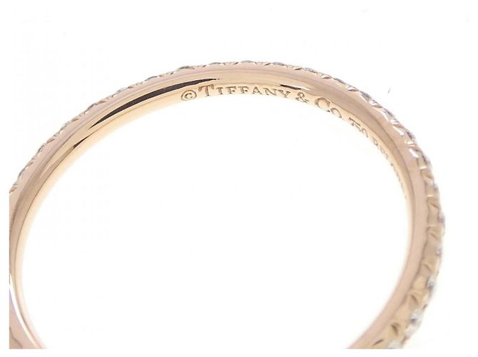 Tiffany & Co Anello Tiffany Metro 18K Oro Rosa e Diamante - vista 2