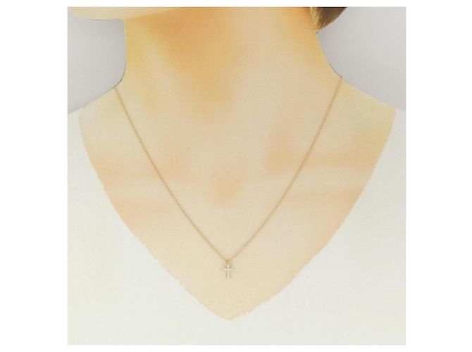 Tiffany & Co Collana Mini Tiffany Metro Cross - vista 6