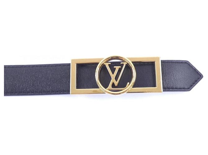 Louis Vuitton Dauphine 25mm Wendelgürtel Braun Schwarz - Ansicht 2
