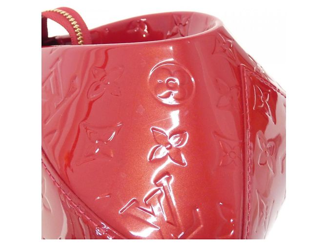 Borsa a tracolla Louis Vuitton Vernis Sherwood GM Rosso - vista 3