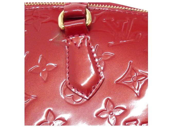 Borsa a tracolla Louis Vuitton Vernis Sherwood GM Rosso - vista 5