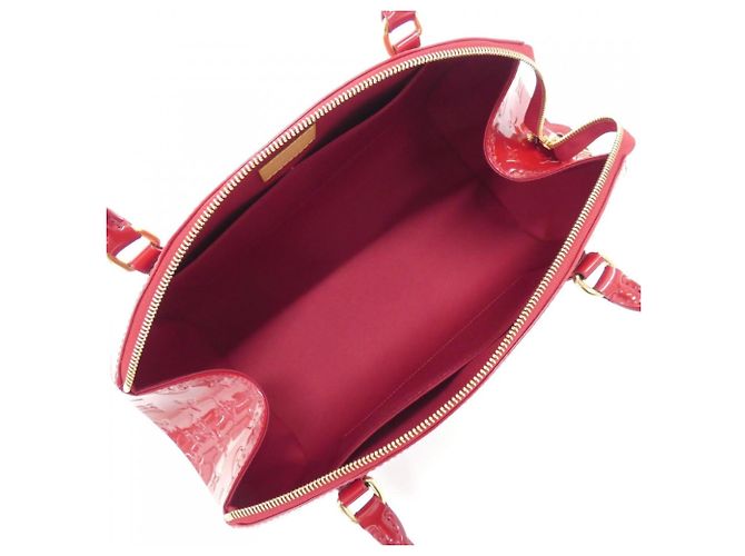 Borsa a tracolla Louis Vuitton Vernis Sherwood GM Rosso - vista 7