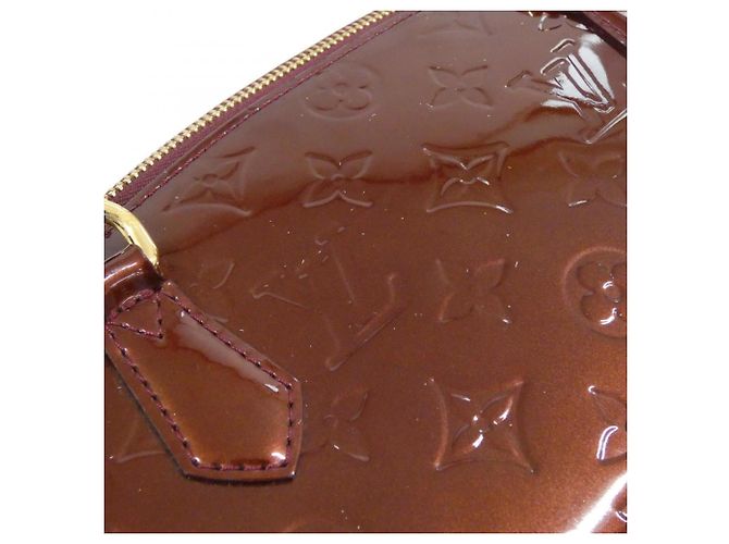 Borsa a tracolla Louis Vuitton Vernis Sherwood PM Rosso - vista 3