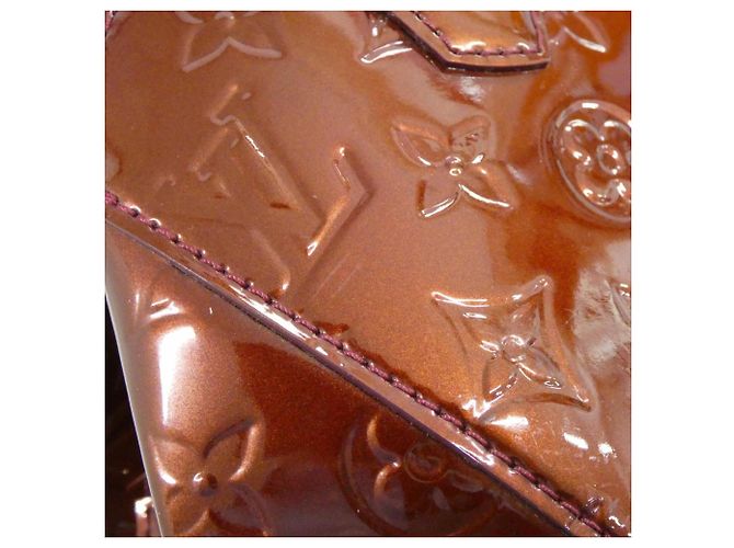 Borsa a tracolla Louis Vuitton Vernis Sherwood PM Rosso - vista 4