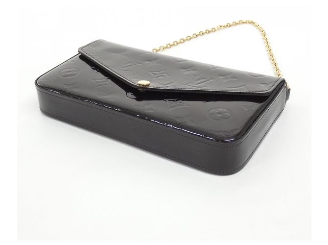 Borsa a tracolla Louis Vuitton Vernis Pochette Felicie Bordò - vista 3