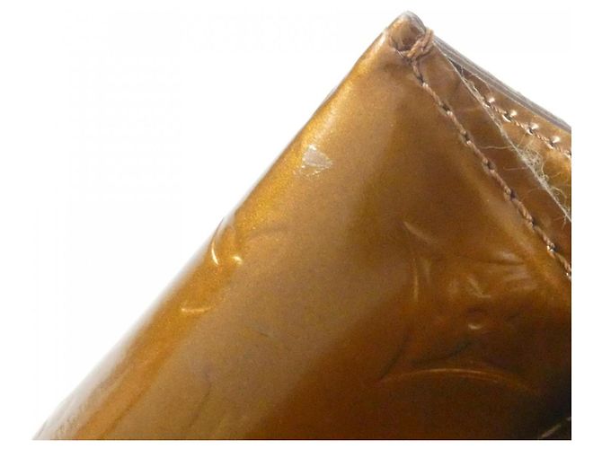Borsa Louis Vuitton Vernis Lead MM Bronzo - vista 3
