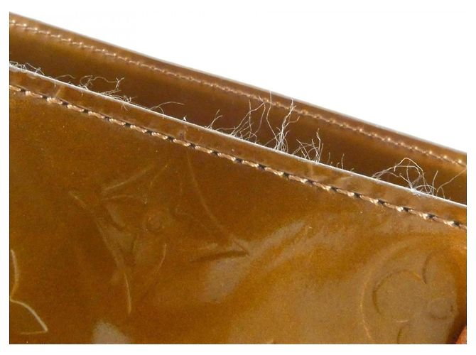Borsa Louis Vuitton Vernis Lead MM Bronzo - vista 5