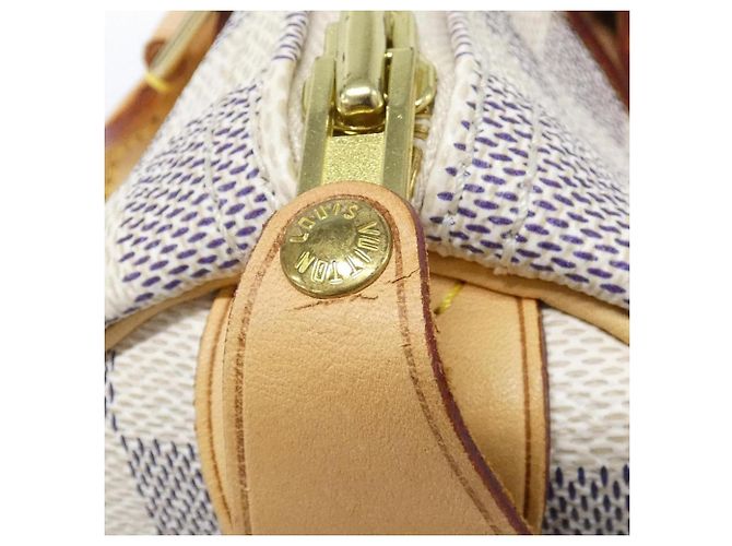 Borsa Boston Louis Vuitton Damier Azur Speedy 25cm Blu - vista 5