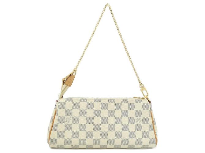 Borsa a tracolla Louis Vuitton Damier Azur Eva Blu - vista 2