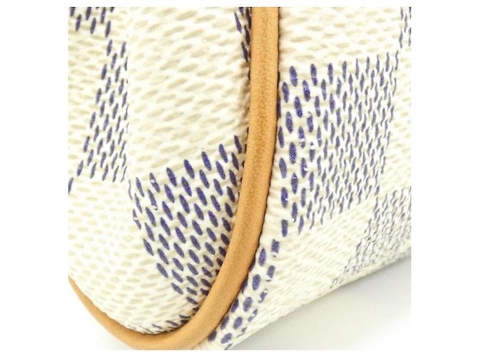 Borsa a tracolla Louis Vuitton Damier Azur Eva Blu - vista 5