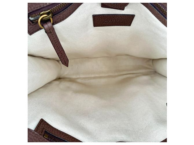 Gucci Bosco Patch GG Supreme Tote Bag aus beigem beschichtetem Canvas - Ansicht 11