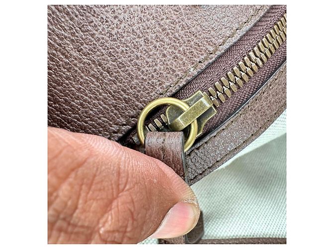 Gucci Bosco Patch GG Supreme Tote Bag aus beigem beschichtetem Canvas - Ansicht 12