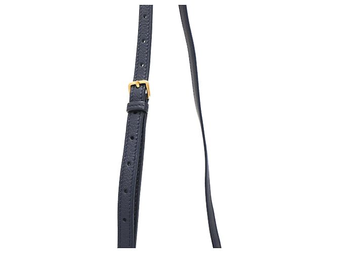 Anya Hindmarch Borsa a Tracolla Small Wilson in Pelle Blu Navy - vista 26