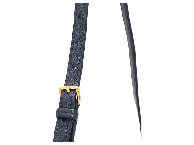 Anya Hindmarch Borsa a Tracolla Small Wilson in Pelle Blu Navy - vista 27