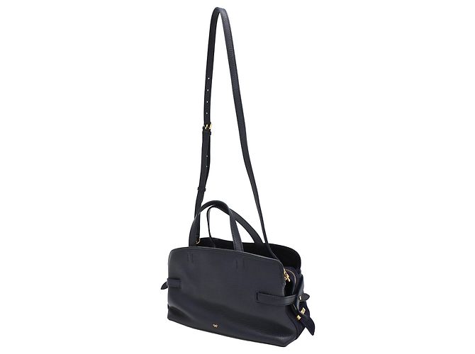 Anya Hindmarch Borsa a Tracolla Small Wilson in Pelle Blu Navy - vista 3