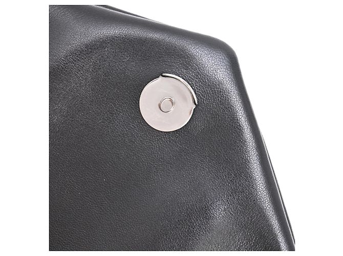 Yves Saint Laurent Borsa a spalla Small Toy Puffer Saint Laurent in pelle d'agnello nera Nero - vista 12