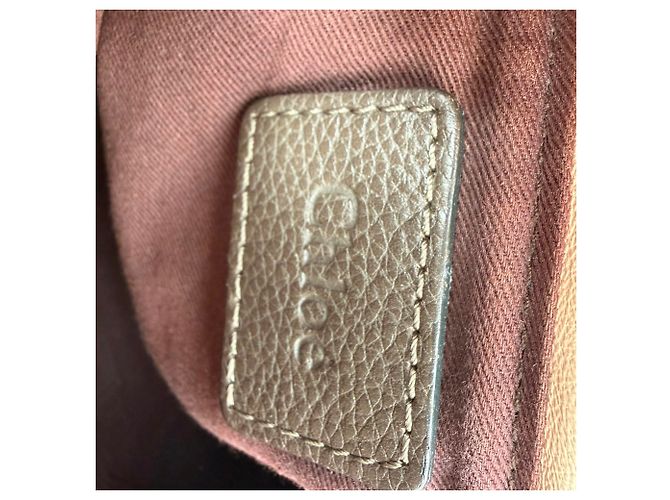 Borsa Chloé Paraty Medium in pelle grigia Grigio - vista 11