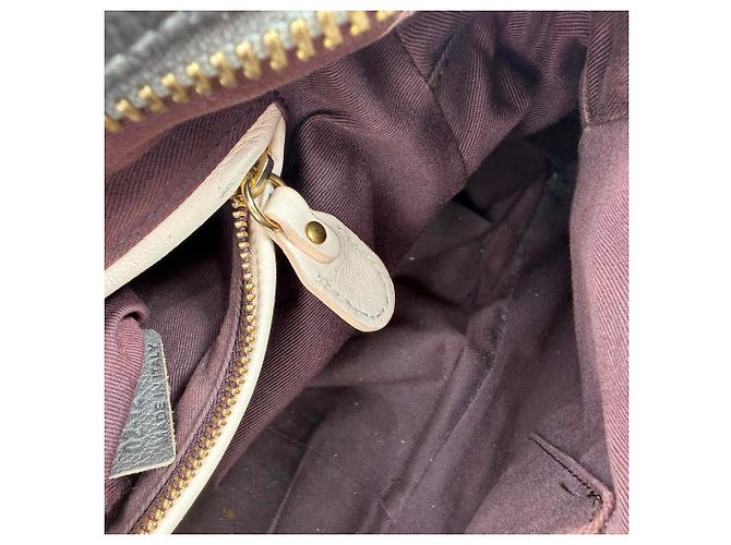 Borsa Chloé Paraty Medium in pelle grigia Grigio - vista 16