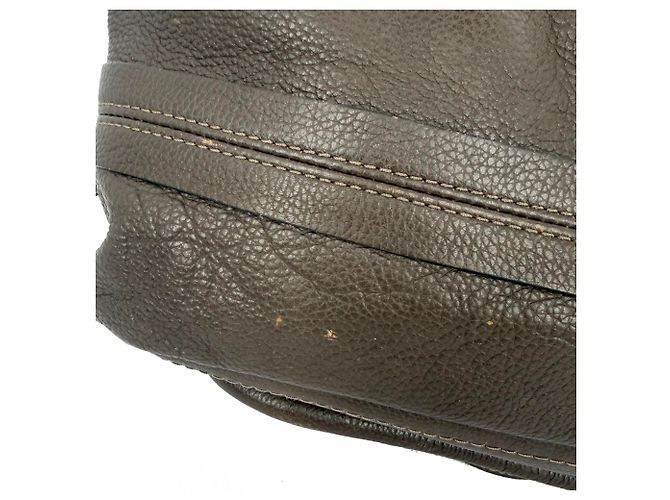 Borsa Chloé Paraty Medium in pelle grigia Grigio - vista 7