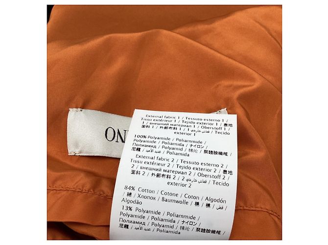 Valentino Garavani Giacca Bomber Valentino con zip e patch in poliammide marrone - vista 7