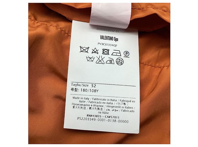 Valentino Garavani Giacca Bomber Valentino con zip e patch in poliammide marrone - vista 8