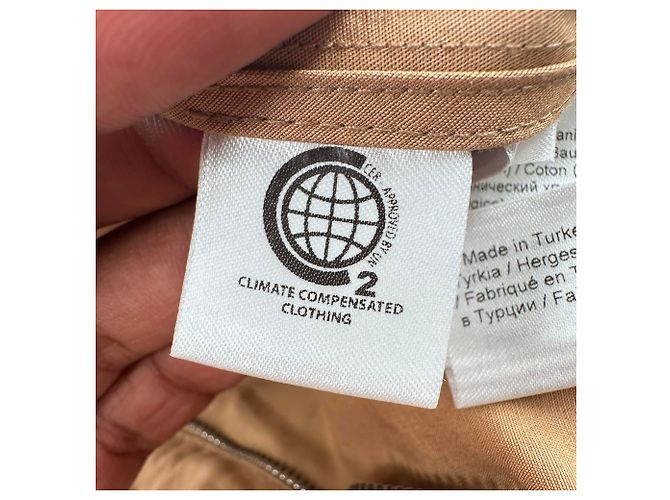 Falda midi cargo Ganni en algodón Rust Orange Naranja - vista 11