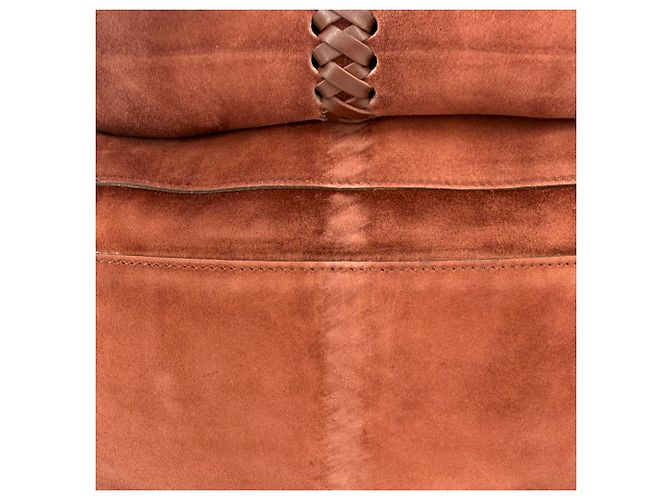 Sac à main Chloé Marcie Medium en daim marron Imprimé python - vue 8