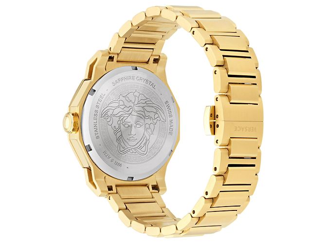 Versace Medusa Deco Armbanduhr Golden Metallisch - Ansicht 3