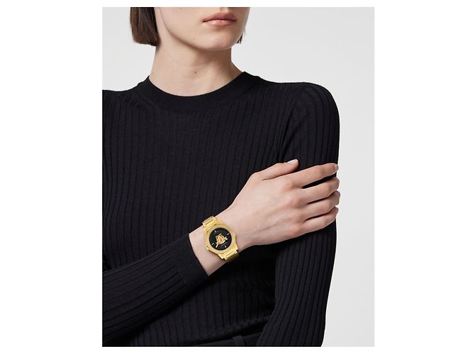 Versace Medusa Deco Armbanduhr Golden Metallisch - Ansicht 5