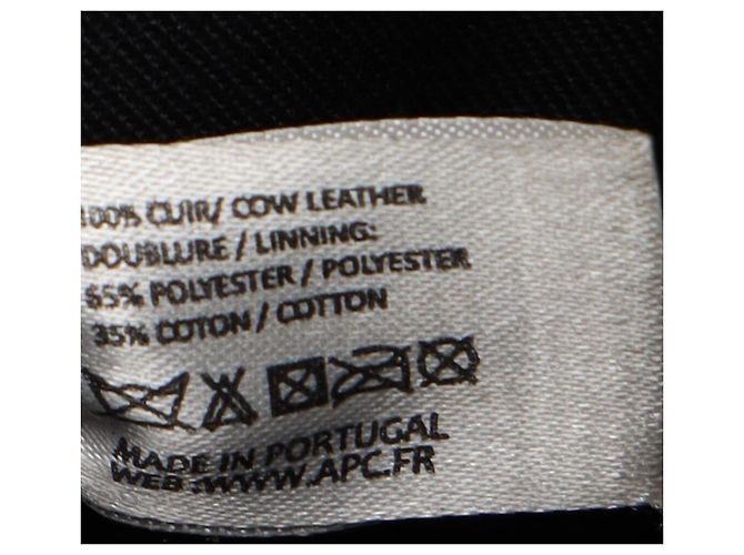 Apc Borsa a tracolla A.P.C Demi Lune in pelle blu scuro - vista 10