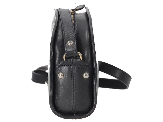Apc Borsa a tracolla A.P.C Demi Lune in pelle blu scuro - vista 4