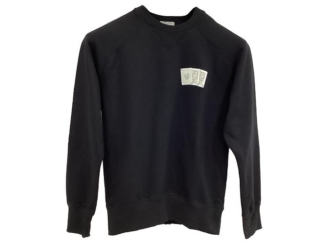Dior x Kenny Scharf Logo Sweatshirt aus schwarzer Baumwolle - Ansicht 7