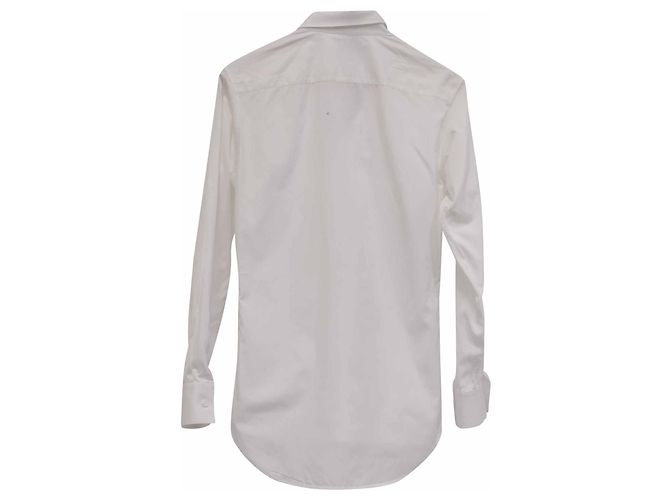 Camicia Dior con ricamo ape in cotone bianco Crudo - vista 3