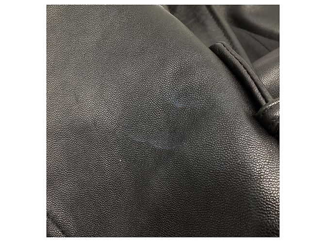 Giacca Biker Michael Kors in pelle nera Nero - vista 5
