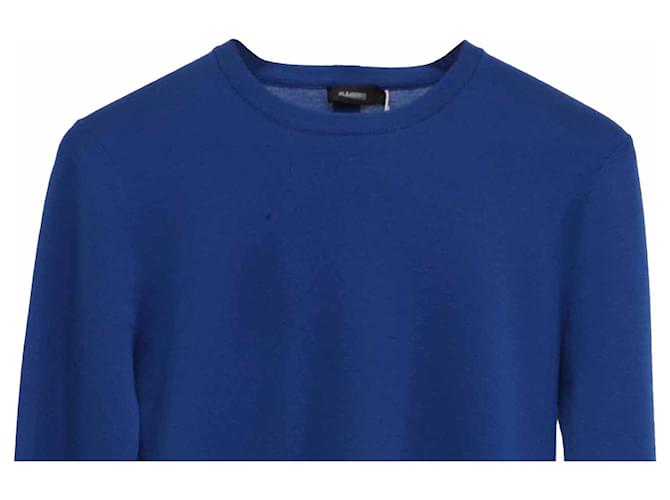Jil Sander Pullover aus blauer Wolle - Ansicht 2