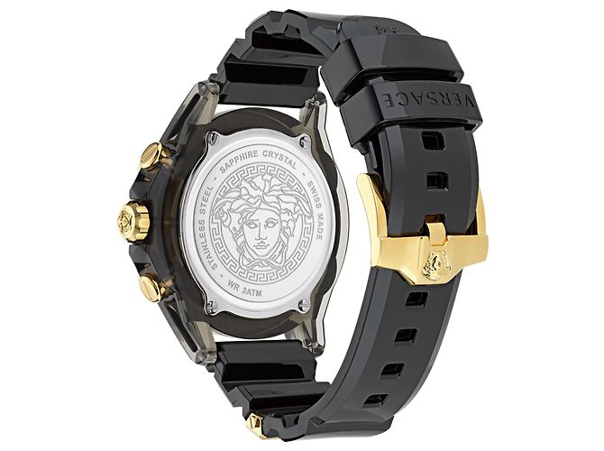Versace Orologio Icon Active Diamond Nero - vista 3