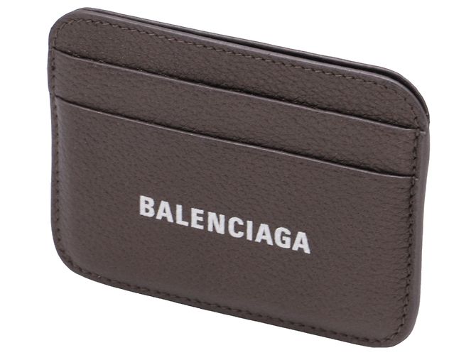 Everyday Balenciaga Kartenetui aus braunem Leder - Ansicht 2