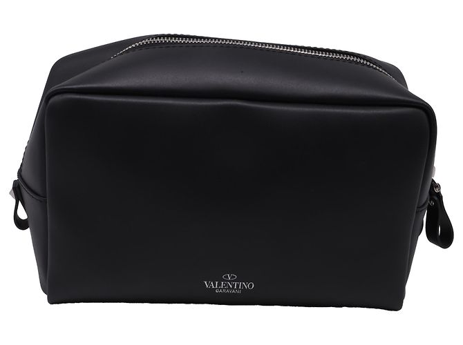 Necessaire Valentino Garavani Anywhen in pelle nera Nero - vista 4