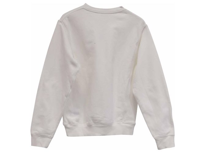 Dior x Kenny Scharf Sweatshirt aus weißer Baumwolle mit besticktem Logo - Ansicht 3