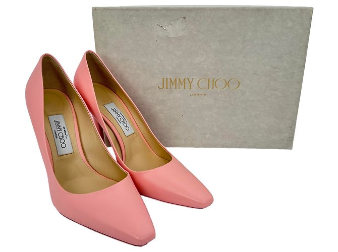 Décolleté Jimmy Choo x Off-White Frances in pelle rosa - vista 13