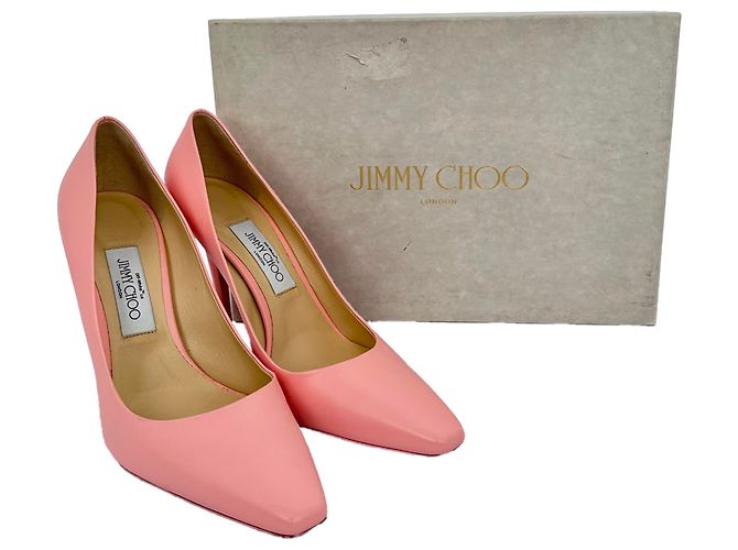 Décolleté Jimmy Choo x Off-White Frances in pelle rosa - vista 14