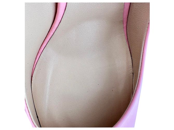 Décolleté Jimmy Choo x Off-White Frances in pelle rosa - vista 8