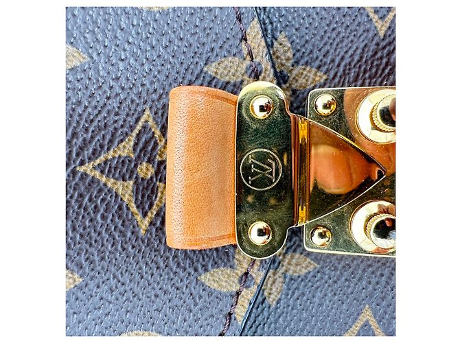 Borsa a tracolla Louis Vuitton Pochette Métis in canvas rivestito marrone Rosso - vista 8