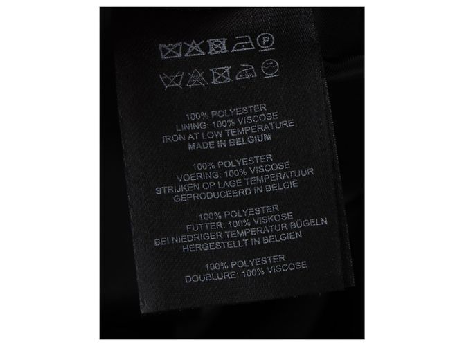Dries Van Noten Halterkleid aus schwarzem Polyester - Ansicht 10